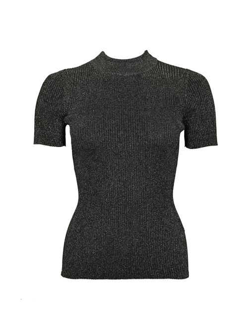 Maglia Spezie a costine in maglia lurex Grigio scuro MM Max Mara | 2526366108600003
